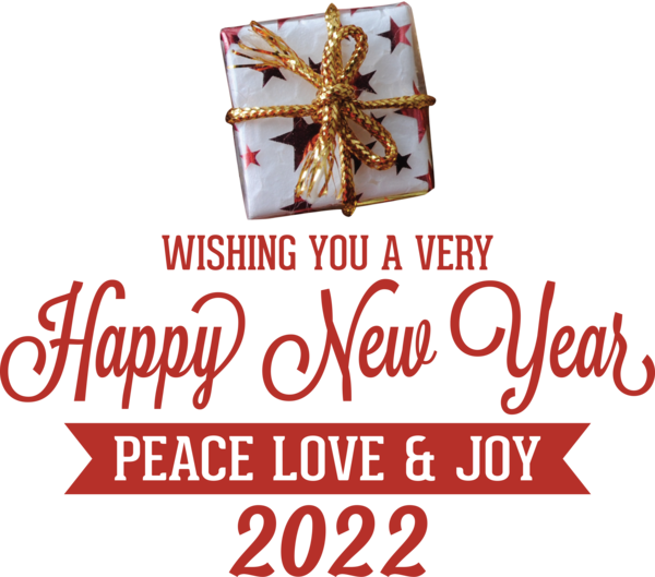 Transparent New Year Bauble Christmas Day Gift for Happy New Year 2022 for New Year