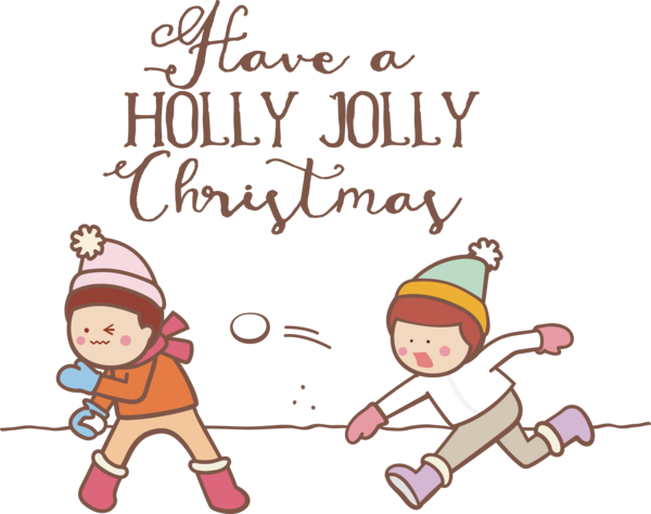 Transparent Christmas Cartoon Welcome Winter! Icon for Holly for Christmas