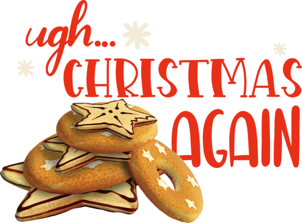 Transparent Christmas Pretzel Snack Font for Merry Christmas for Christmas