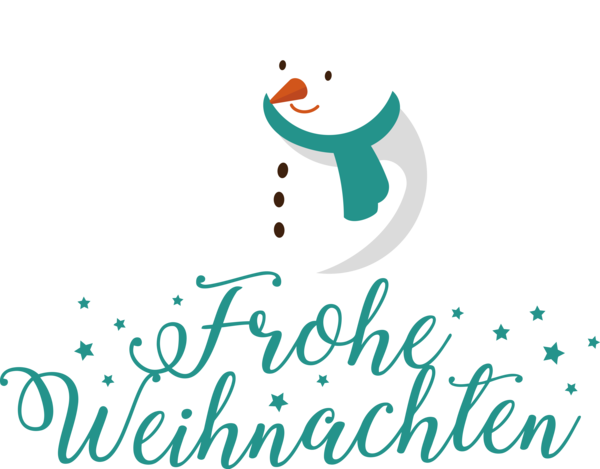 Transparent Christmas Logo Cartoon Line for Frohliche Weihnachten for Christmas