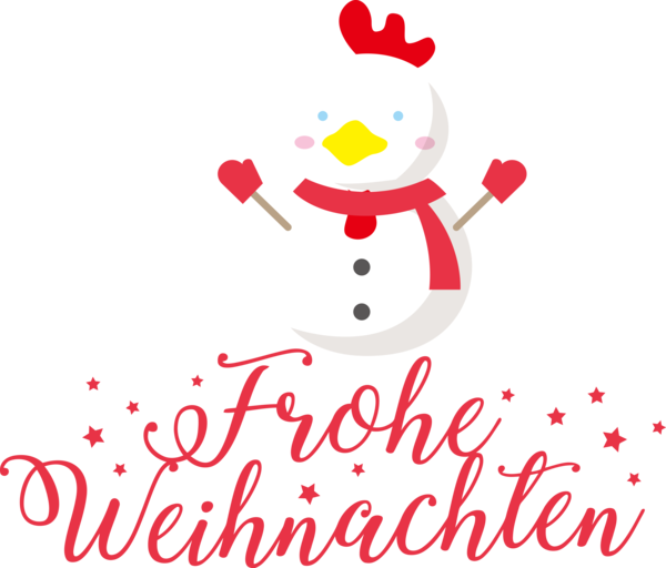 Transparent Christmas Christmas Day Santa Claus Sticker for Frohliche Weihnachten for Christmas