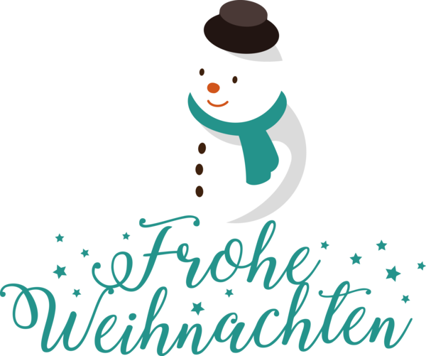 Transparent Christmas Logo Line Happiness for Frohliche Weihnachten for Christmas