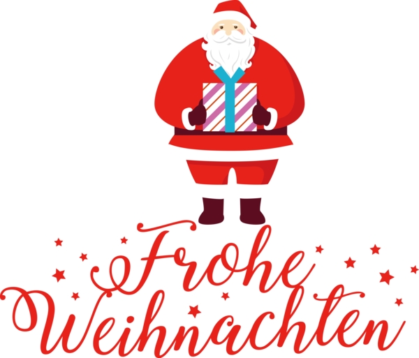 Transparent Christmas Christmas Day Santa Claus Christmas decoration for Frohliche Weihnachten for Christmas