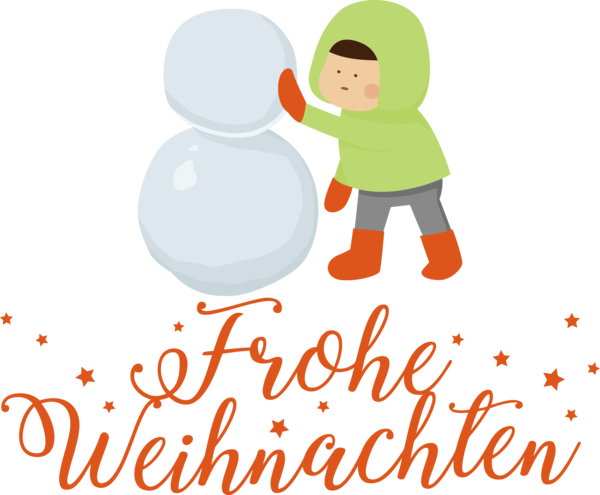 Transparent Christmas Human Logo Line for Frohliche Weihnachten for Christmas