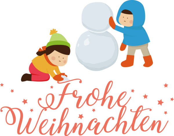 Transparent Christmas Human Cartoon Happiness for Frohliche Weihnachten for Christmas