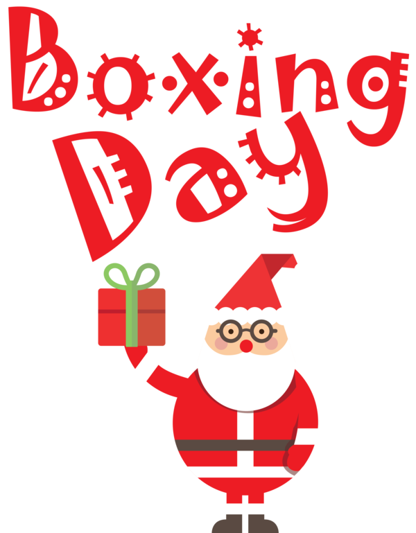Transparent Boxing Day Bauble Christmas Day Santa Claus for Happy Boxing Day for Boxing Day