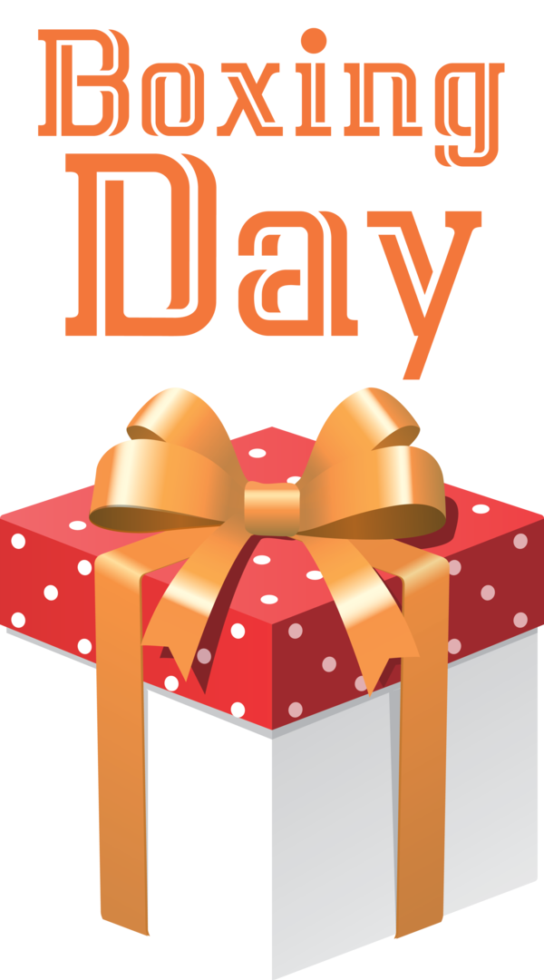 Transparent Boxing Day Design Line Gift for Happy Boxing Day for Boxing Day
