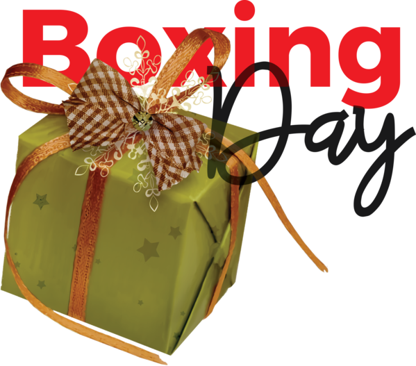 Transparent Boxing Day Bauble Gift Christmas Day for Happy Boxing Day for Boxing Day