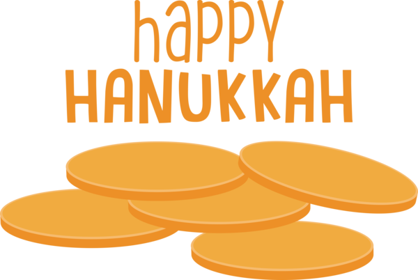 Transparent Hanukkah Logo Commodity Design for Happy Hanukkah for Hanukkah