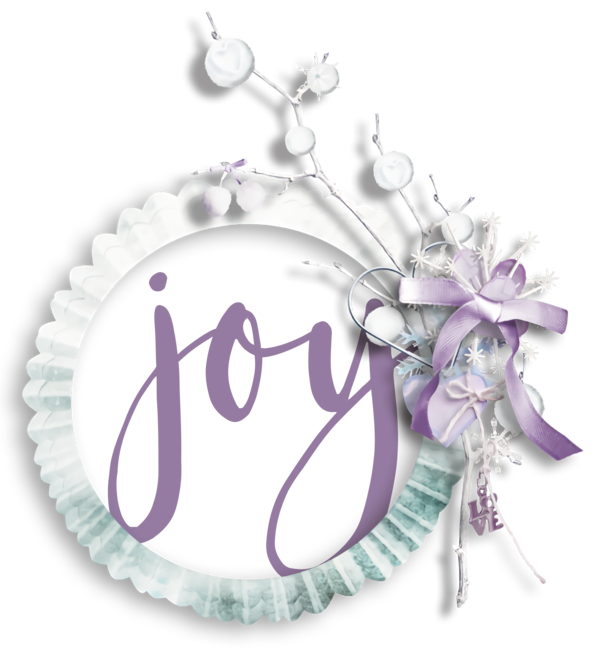 Transparent Christmas Font Jewellery Meter for Be Jolly for Christmas
