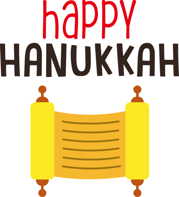 Transparent Hanukkah Design Line Yellow for Happy Hanukkah for Hanukkah