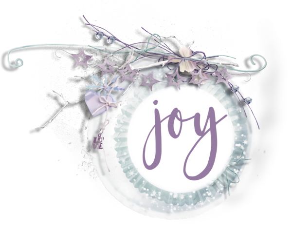 Transparent Christmas Circle Font Jewellery for Be Jolly for Christmas
