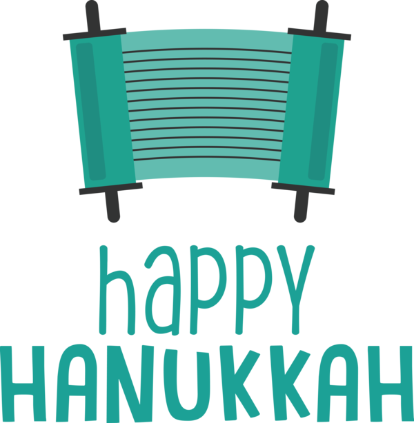 Transparent Hanukkah Logo Font Design for Happy Hanukkah for Hanukkah