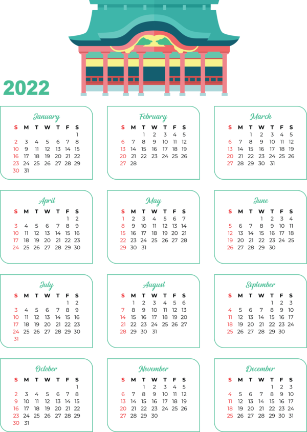 Transparent New Year Calendar System Kalendarz 2021 Print Calendar for Printable 2022 Calendar for New Year