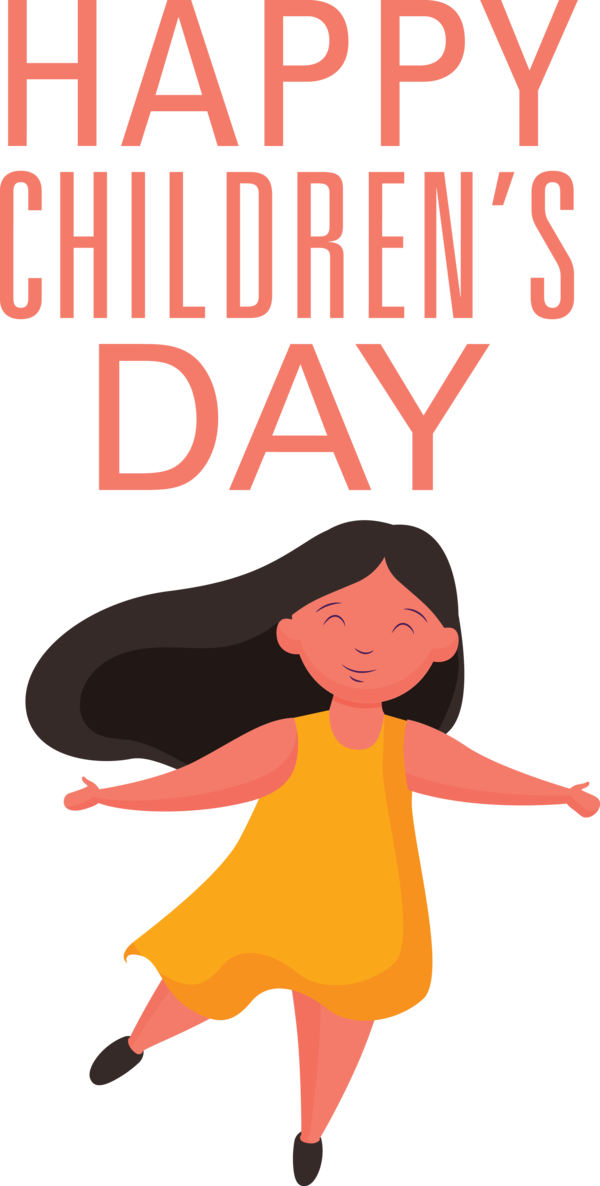 Transparent International Children's Day Poster Cartoon Line for Children's Day for International Childrens Day