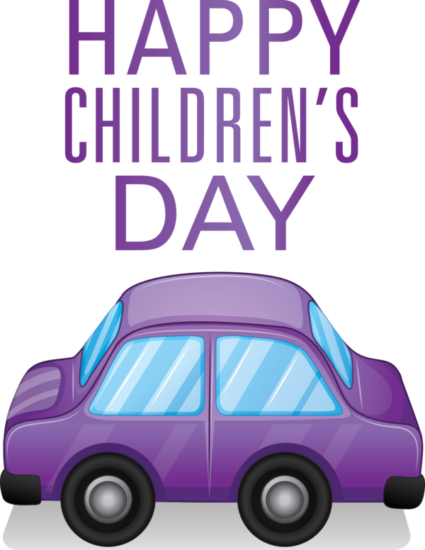 Transparent International Children's Day Compact car Car Car door for Children's Day for International Childrens Day