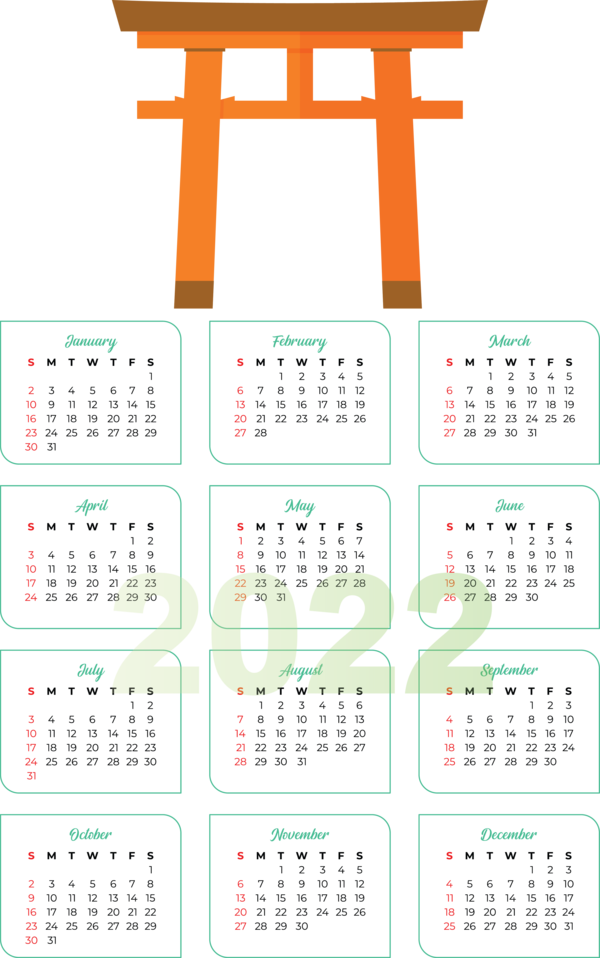 Transparent New Year Calendar System Liturgical year Calendar year for Printable 2022 Calendar for New Year