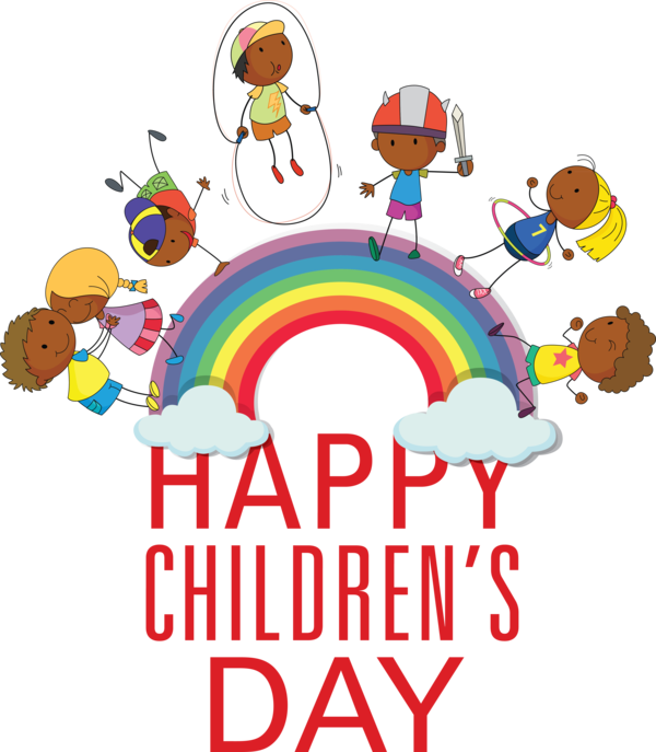 Transparent International Children's Day Rainbow Royalty-free Vector for Children's Day for International Childrens Day