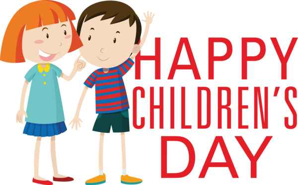 Transparent International Children's Day Logo Clothing Design for Children's Day for International Childrens Day