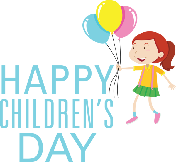 Transparent International Children's Day Human Design Cartoon for Children's Day for International Childrens Day
