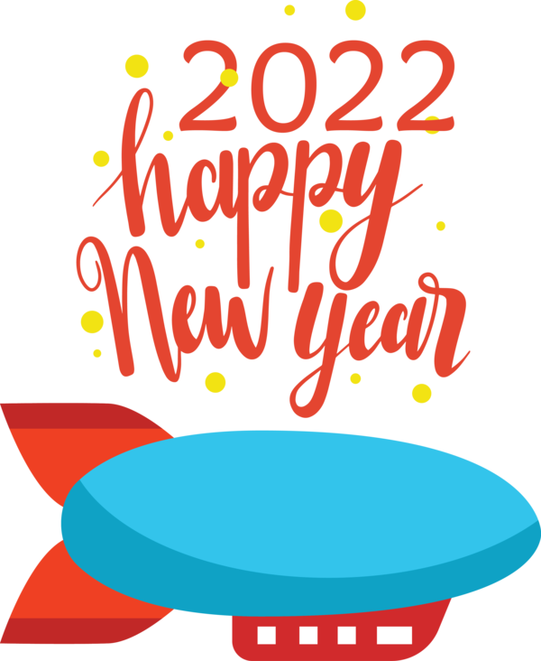 Transparent New Year Logo Line Meter for Happy New Year 2022 for New Year