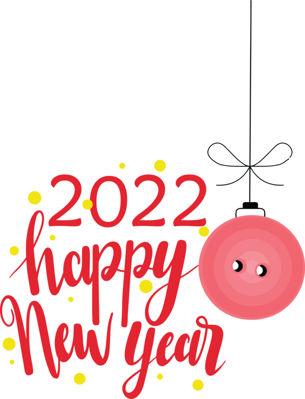 Transparent New Year Cartoon Line Happiness for Happy New Year 2022 for New Year