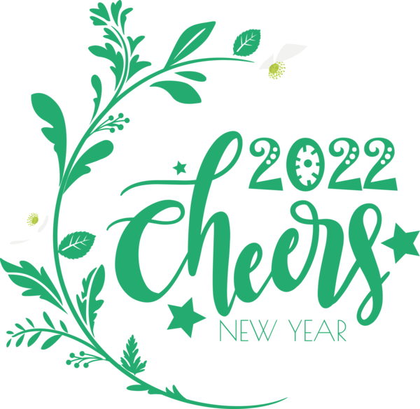 Transparent New Year Happy New Year REVEILLON CHEERS 2022 Logo for Happy New Year 2022 for New Year