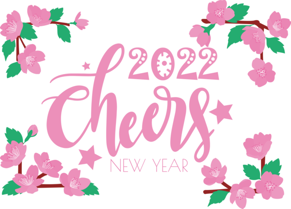 Transparent New Year 2022 REVEILLON CHEERS 2022 Icon for Happy New Year 2022 for New Year