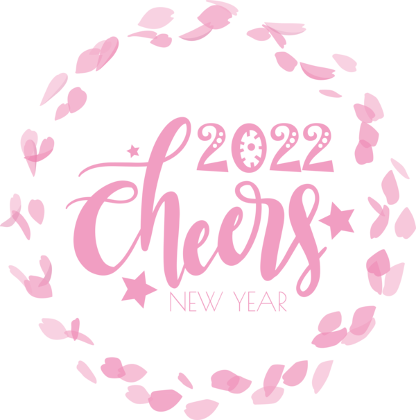 Transparent New Year Happy New Year Logo REVEILLON CHEERS 2022 for Happy New Year 2022 for New Year