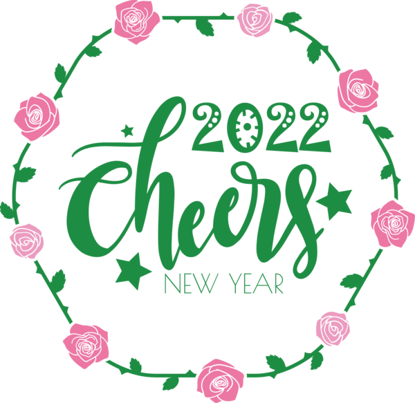 Transparent New Year Sam Malone REVEILLON CHEERS 2022 Logo for Happy New Year 2022 for New Year