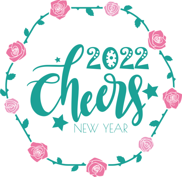 Transparent New Year 2022 New Year REVEILLON CHEERS 2022 Logo for Happy New Year 2022 for New Year