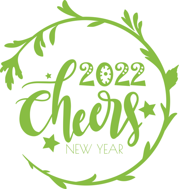 Transparent New Year 2022 New Year Logo REVEILLON CHEERS 2022 for Happy New Year 2022 for New Year