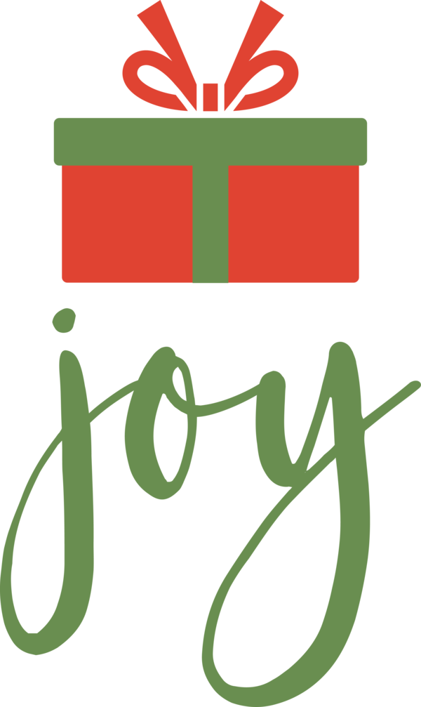 Transparent Christmas Logo Leaf Design for Be Jolly for Christmas
