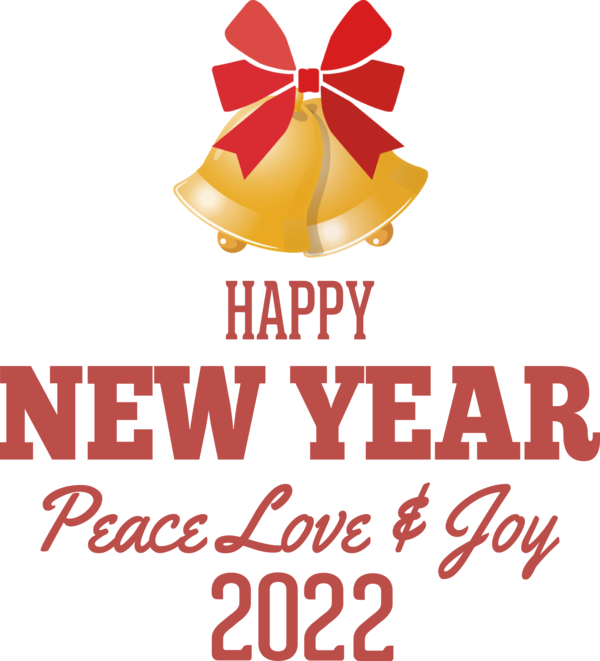Transparent New Year Logo Line New Year card for Happy New Year 2022 for New Year