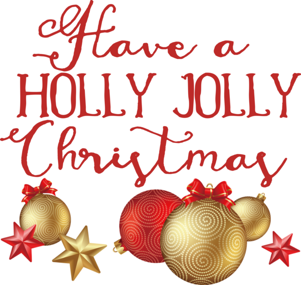 Transparent Christmas Bauble Christmas Day Font for Be Jolly for Christmas