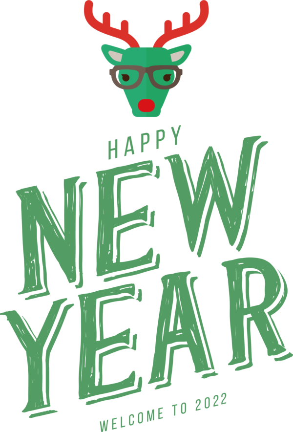 Transparent New Year Design Logo Human for Happy New Year 2022 for New Year