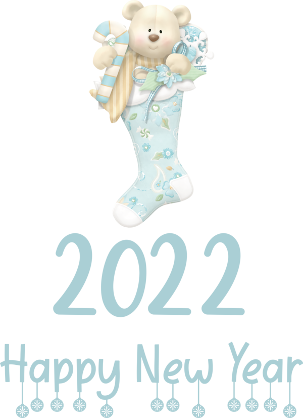 Transparent New Year Font Character Meter for Happy New Year 2022 for New Year