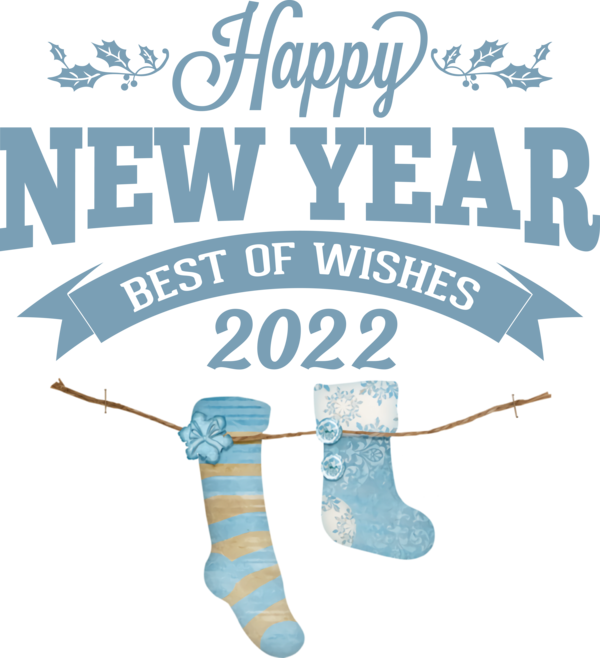 Transparent New Year Line Survival kit Shoe for Happy New Year 2022 for New Year