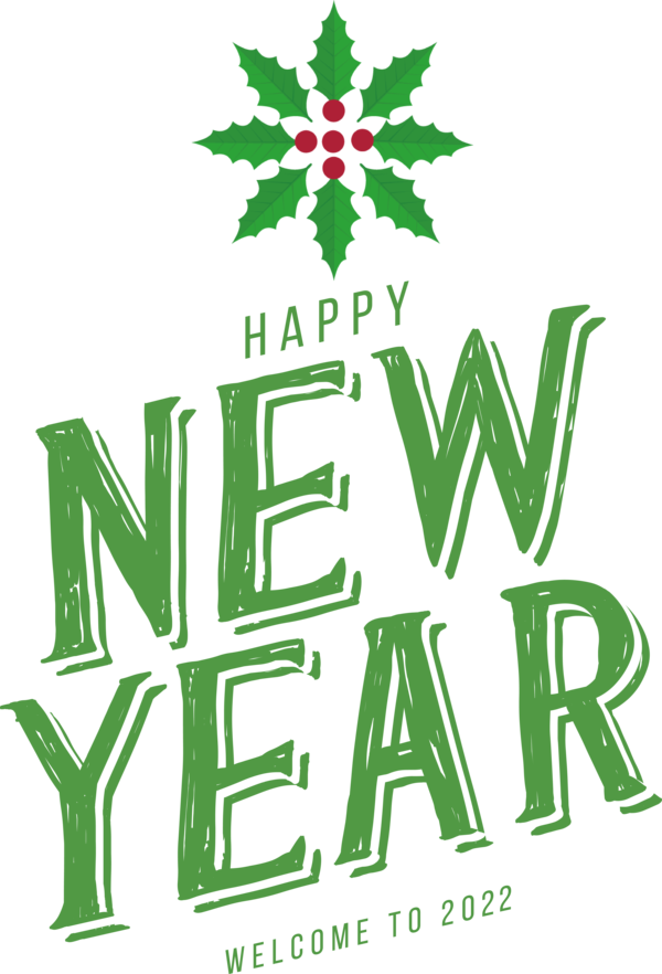Transparent New Year Christmas Tree Tree Logo for Happy New Year 2022 for New Year