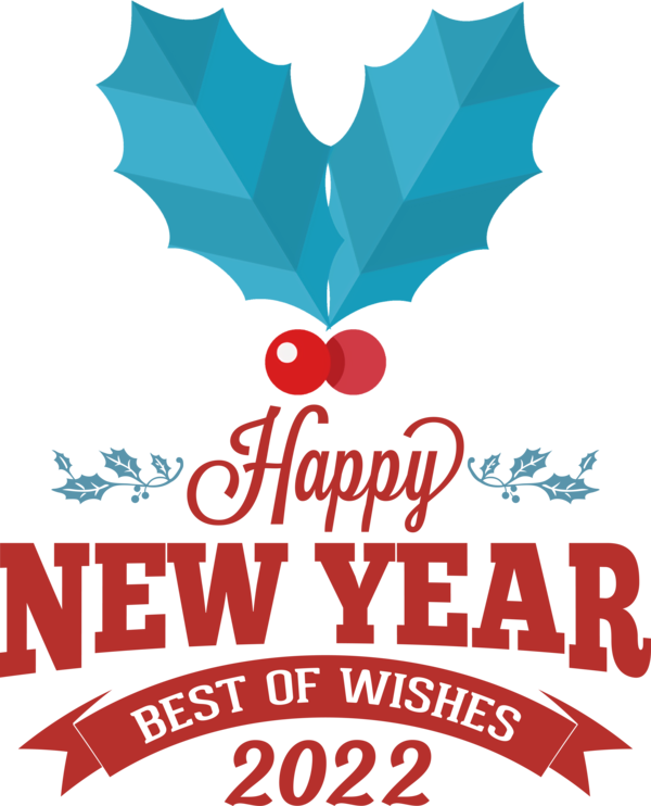 Transparent New Year Logo Design Survival kit for Happy New Year 2022 for New Year