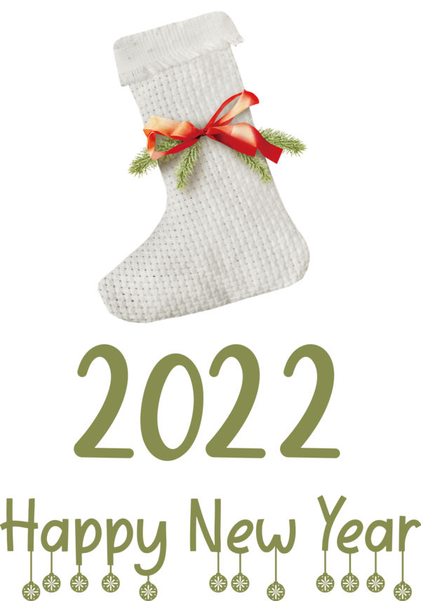 Transparent New Year Bauble Font Christmas Day for Happy New Year 2022 for New Year