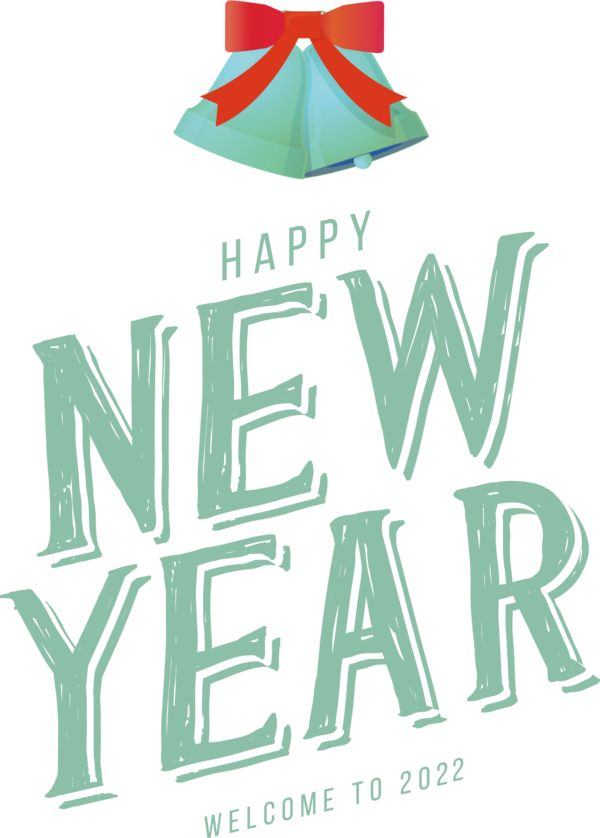 Transparent New Year Design Logo Line for Happy New Year 2022 for New Year