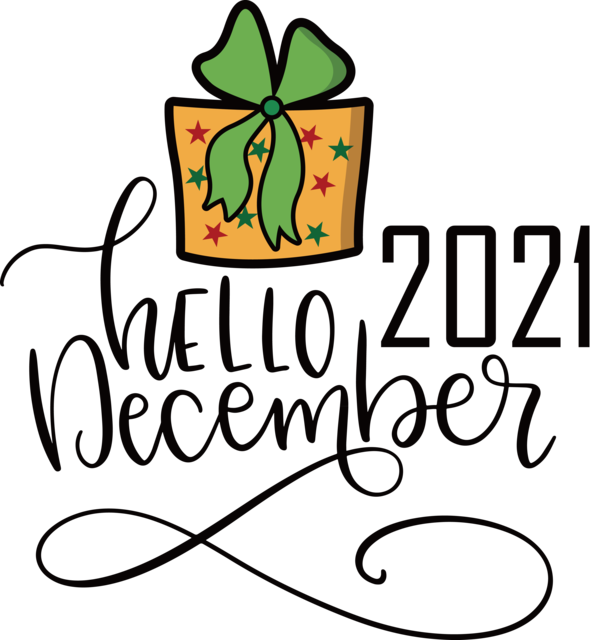 Transparent christmas Human Logo Line for Hello December for Christmas