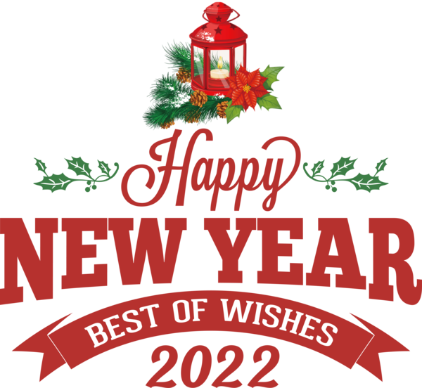 Transparent New Year Christmas Day Christmas Tree Bauble for Happy New Year 2022 for New Year