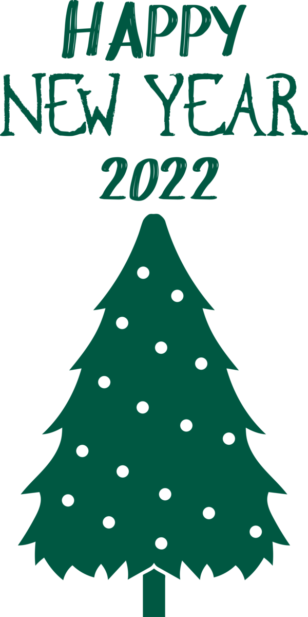 Transparent New Year Christmas Tree Spruce Christmas Day for Happy New Year 2022 for New Year