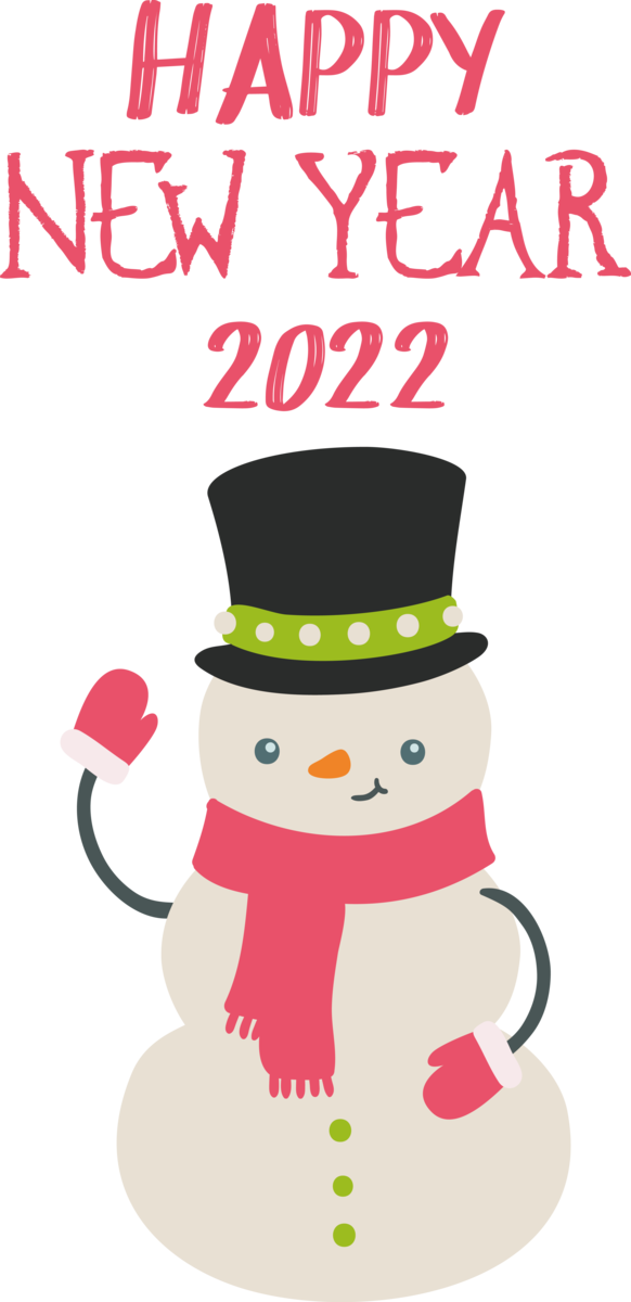 Transparent New Year Christmas Day Christmas Tree Cartoon for Happy New Year 2022 for New Year