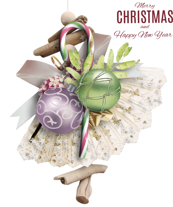 Transparent Christmas Christmas Day Bauble Floral design for Merry Christmas for Christmas