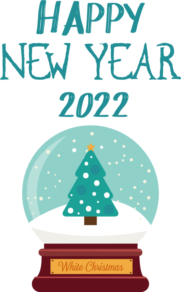 Transparent New Year Design 2022 Line for Happy New Year 2022 for New Year