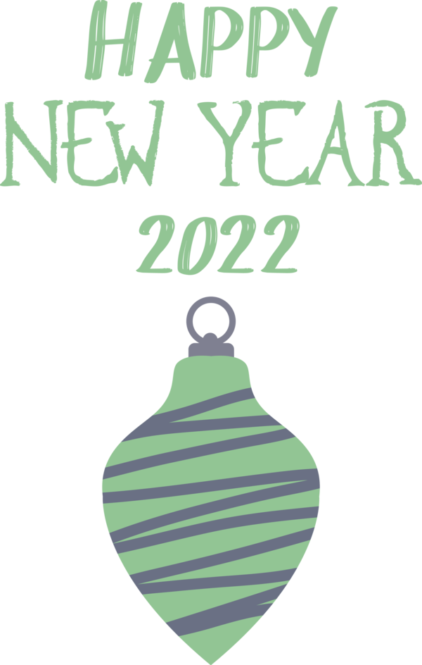 Transparent New Year Logo Font Leaf for Happy New Year 2022 for New Year
