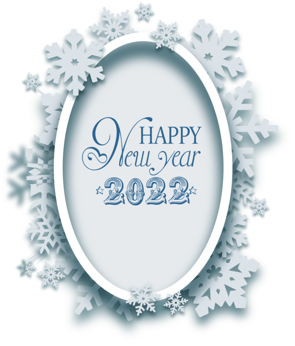 Transparent New Year Circle Font Logo for Happy New Year for New Year